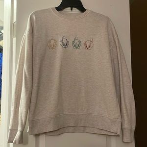 Looney tunes tweety bird long sleeve sweater